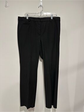 Talbots Black Straight-Leg Dress Trousers